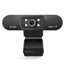 Laden Sie das Bild in den Galerie-Viewer, Webcam USB Full HD 1080p 1920x1080 Webkamera für Computer Smart Android Tv Gaming PC Win10 Laptop