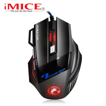 Laden Sie das Bild in den Galerie-Viewer, Kabelgebundene Gaming-Maus USB-Computer-Maus Gamer X7 Ergonomisches Maus-Gaming Silent Mause Gamer-Kabel Mäuse 7 Tasten für PC-Spiel