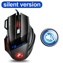 Laden Sie das Bild in den Galerie-Viewer, Kabelgebundene Gaming-Maus USB-Computer-Maus Gamer X7 Ergonomisches Maus-Gaming Silent Mause Gamer-Kabel Mäuse 7 Tasten für PC-Spiel