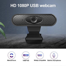 Laden Sie das Bild in den Galerie-Viewer, Webcam USB Full HD 1080p 1920x1080 Webkamera für Computer Smart Android Tv Gaming PC Win10 Laptop
